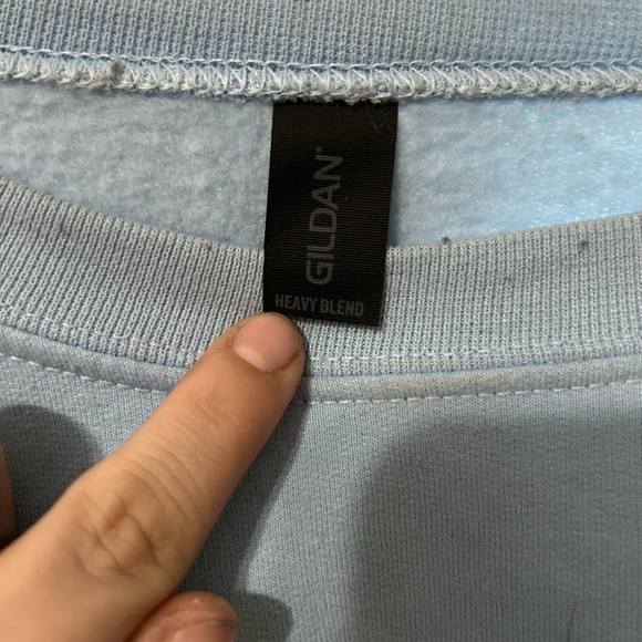 Light Blue Taylor Swift All Too Well Crewneck Sweatshirt - Picture 6 of 6